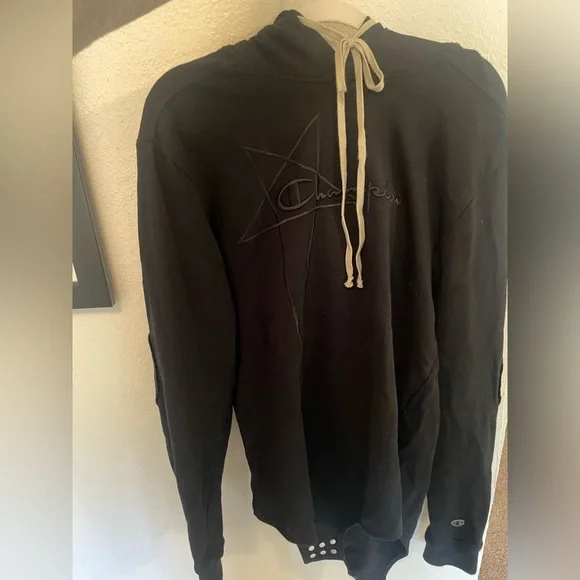 Rick Owens x Champion Men’s Hoodie Size L - Picture 1 of 6